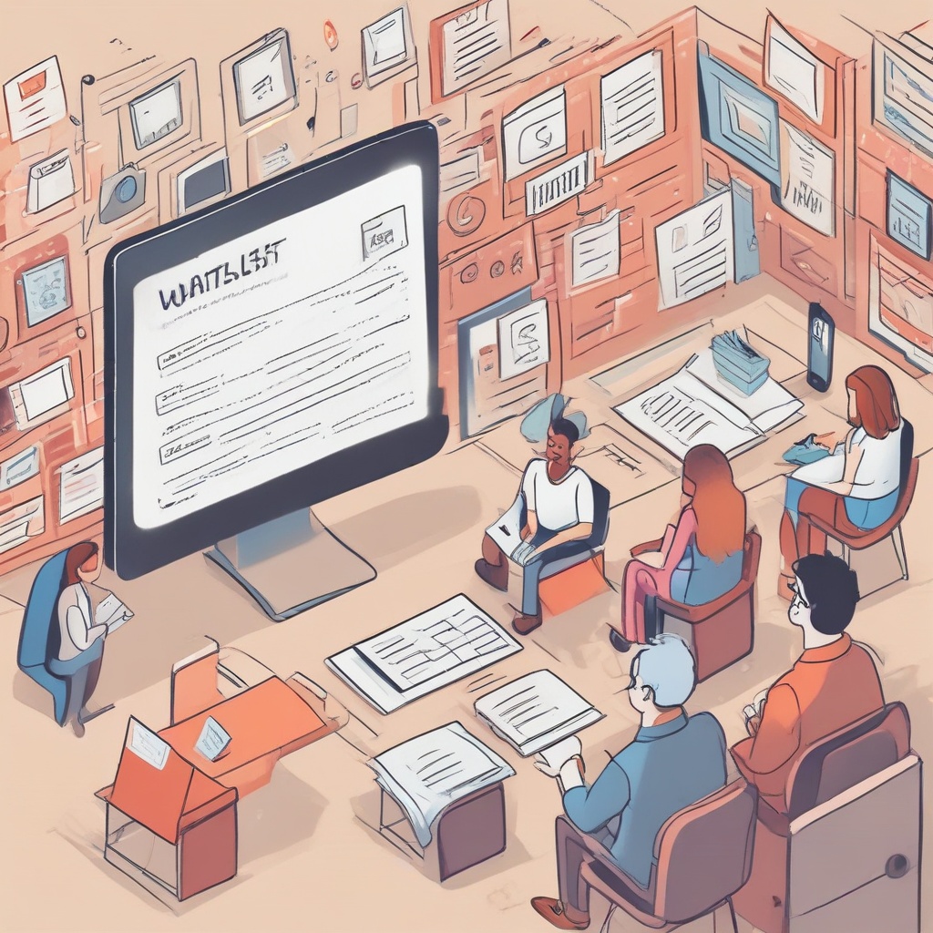 Illustration of waitlist concept